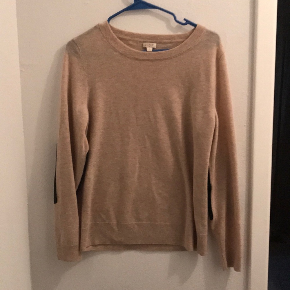 Large J Crew Elbow Patch Sweater
